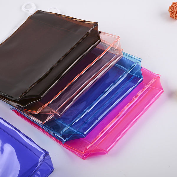 Bolsa de Aseo Transparente con Cierre - Organizador de Cosméticos