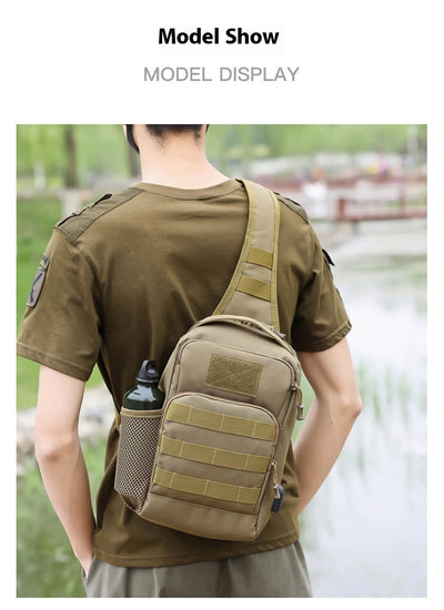 Bolsa Táctica Crossbody Camuflaje para Hombre - Gran Capacidad Multifuncional - Image 42