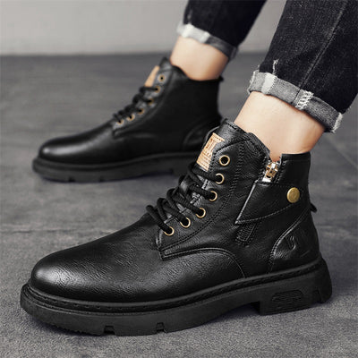 Botas Martin Altas Estilo Retro Británico para Hombre - Image 2