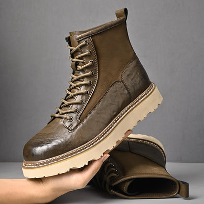 Botas de Trabajo Altas Estilo Británico para Hombre - Image 7