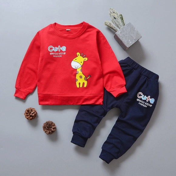 Conjunto de Tirantes con Diseño de Jirafa para Niñas