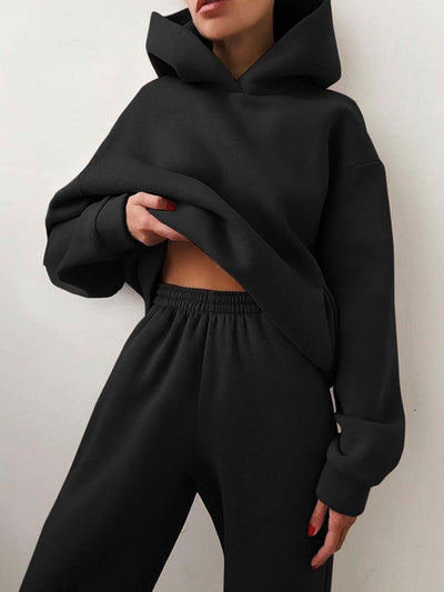 Conjunto Deportivo Mujer con Capucha - Sudadera y Pantalón Cómodo - Image 16