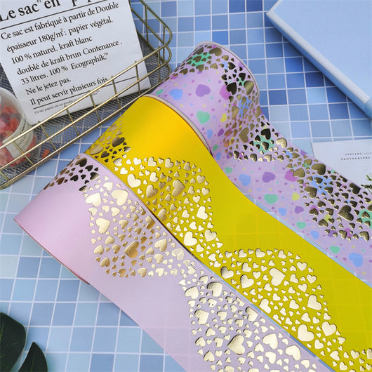 Cinta Decorativa de 75cm con Estampado y Dorado para Proyectos DIY - Image 19
