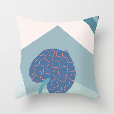 Funda de Almohada Geométrica Moderna en Poliéster Peachskin - Image 14