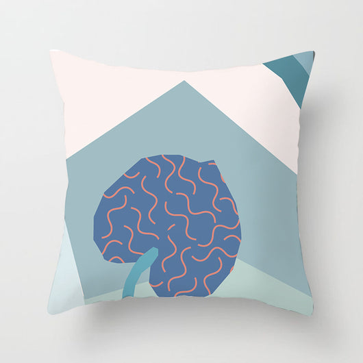 Funda de Almohada Geométrica Moderna en Poliéster Peachskin - Image 14