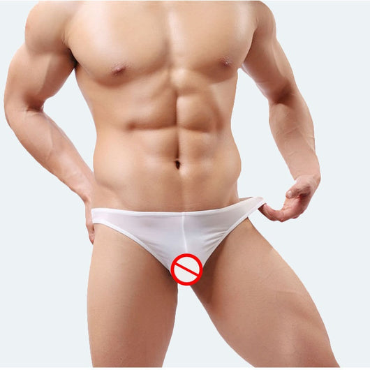 Tanga Transparente Respirable de Seda Helada para Hombre - Image 16
