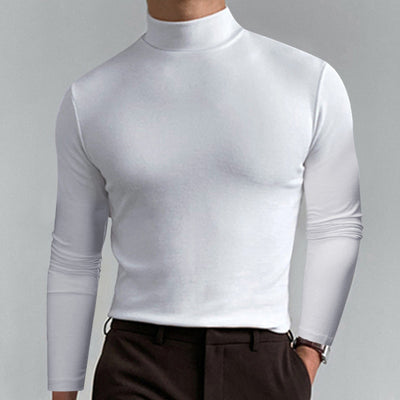 Camiseta Térmica de Cuello Alto Manga Larga para Hombre - Image 13
