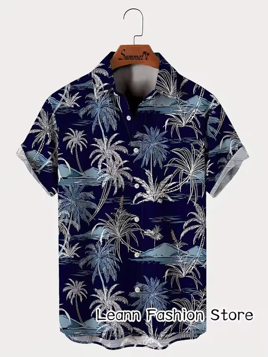 Camisa de Playa Estilo Hawaiano para Hombre - Image 13
