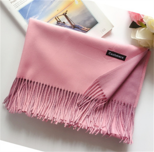 Bufanda de Cachemira con Lunares para Otoño e Invierno - Image 14