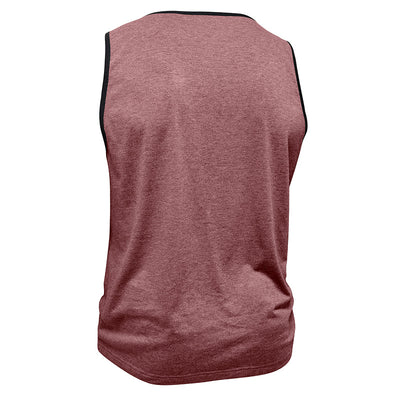Camiseta Deportiva Suelta sin Mangas con Bolsillos y Estampado - Image 34