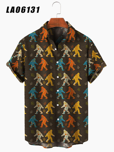Camiseta Estampado Rayas 3D Impresión Digital Manga Corta - Image 10
