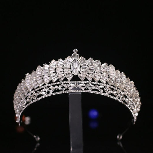 Corona Nupcial de Aleación con Cristales Estilo Japonés y Coreano - Image 10