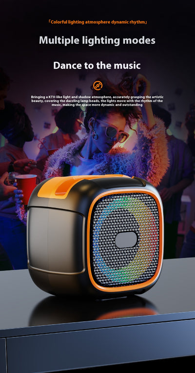 Parlante Bluetooth Portátil con Luces LED para Exteriores - Image 12