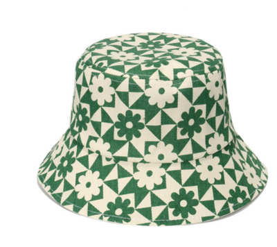 Sombrero Pescador Mujer Flores Geométricas Primavera Verano - Image 14