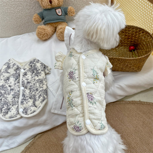 Ropa Acolchada de Algodón para Mascotas - Prendas Cómodas para Casa - Image 13