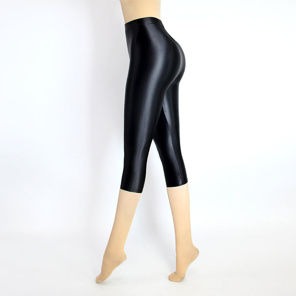 Leggings Deportivos Cortos de Alto Estiramiento para Mujer