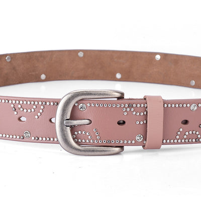 Cinturón Femenino con Hebilla de Aleación y Detalles de Strass - Image 2