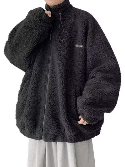 Abrigo Casual Holgado para Hombre Otoño Invierno con Forro Polar Acolchado - Image 25