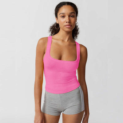 Top Ajustado Tipo Sling Básico Slim Fit para Mujer - Image 9
