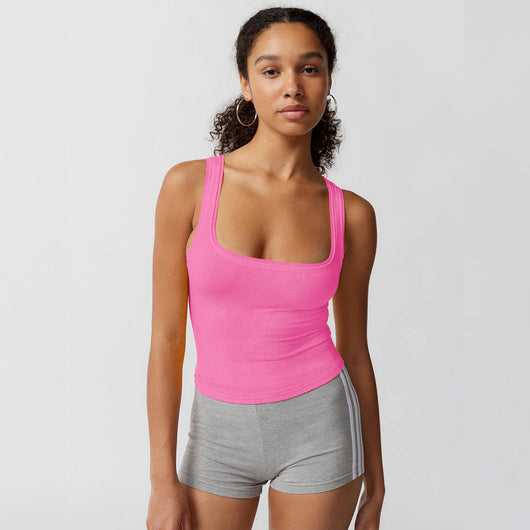 Top Ajustado Tipo Sling Básico Slim Fit para Mujer - Image 9