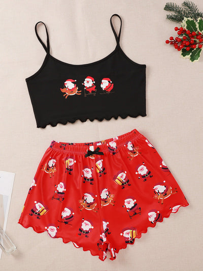 Conjunto de Tirantes Navideños y Traje para el Hogar - Image 4