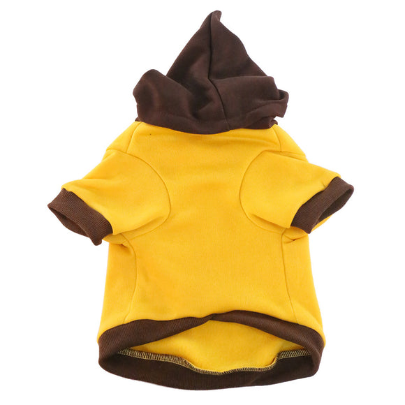Abrigo Polar Acolchado con Capucha para Perros