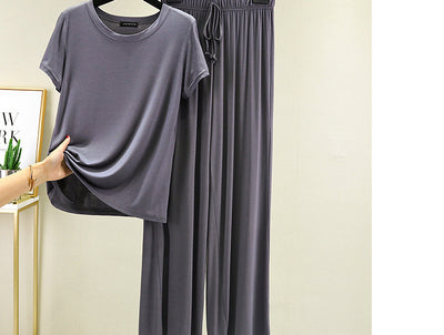 Conjunto de Casa Cómodo Estilo Coreano Talla Grande Mujer - Image 13