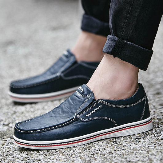 Zapatos de Cuero Casual Estilo Británico para Jóvenes - Image 12