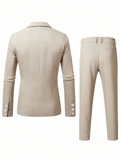 Traje de Negocios Ejecutivo Liso para Hombre - Image 13