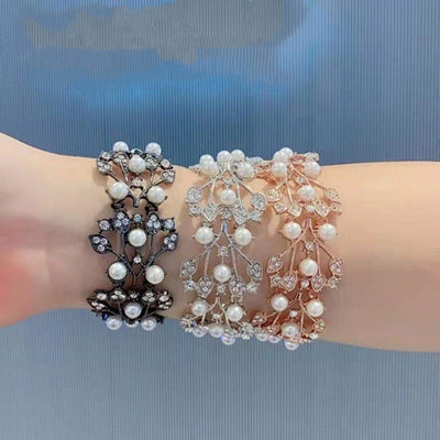 Pulsera Inteligente Pearl Diamond con Correa de Hoja - Image 12