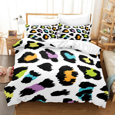Juego de Edredón y Almohadas Estampado Textura Pelaje Animal - Image 17