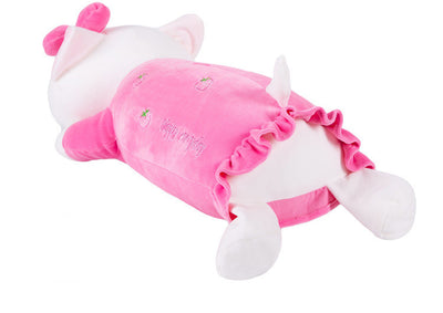 Almohada Larga de Peluche Gato con Corazón para Niñas - Image 17
