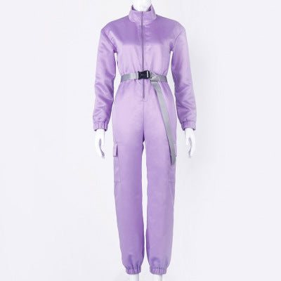 Jumpsuit con Cuello Alzado y Bolsillos Amplios - Image 35