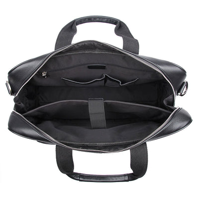 Maletín de Negocios en Cuero Genuino - Bolsa para Laptop 17" Premium Nappa - Image 12