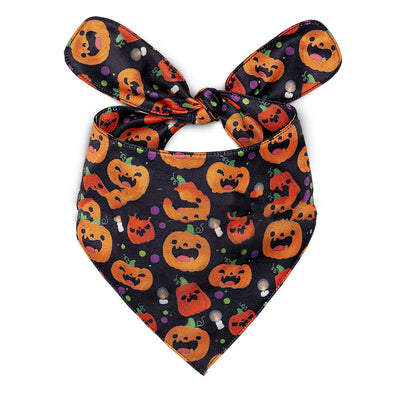 Toalla Triangular Halloween para Perros Doble Capa Absorbente