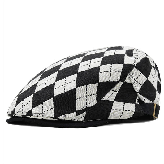 Gorra Plaid Retro Estilo Británico - Boina Pintor Casual - Image 3