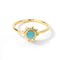 Women's Stainless Steel Rings Vintage Golden Lotus Rings Men's Moon Sun Opal Rings Wedding Couple Rings A9
