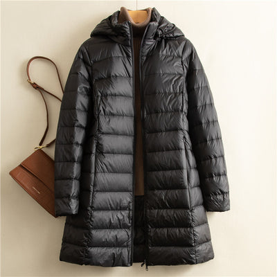 Chaqueta Acolchada Ligera Desmontable con Gorro para Mujer - Image 2