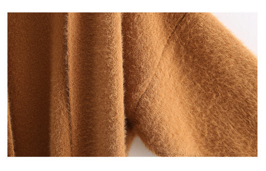 Cardigan Abrigo de Piel de Visón Polar - Image 11