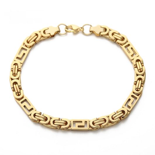 Pulsera de Acero Inoxidable y Titanio Tejida a Mano para Hombre - Image 9