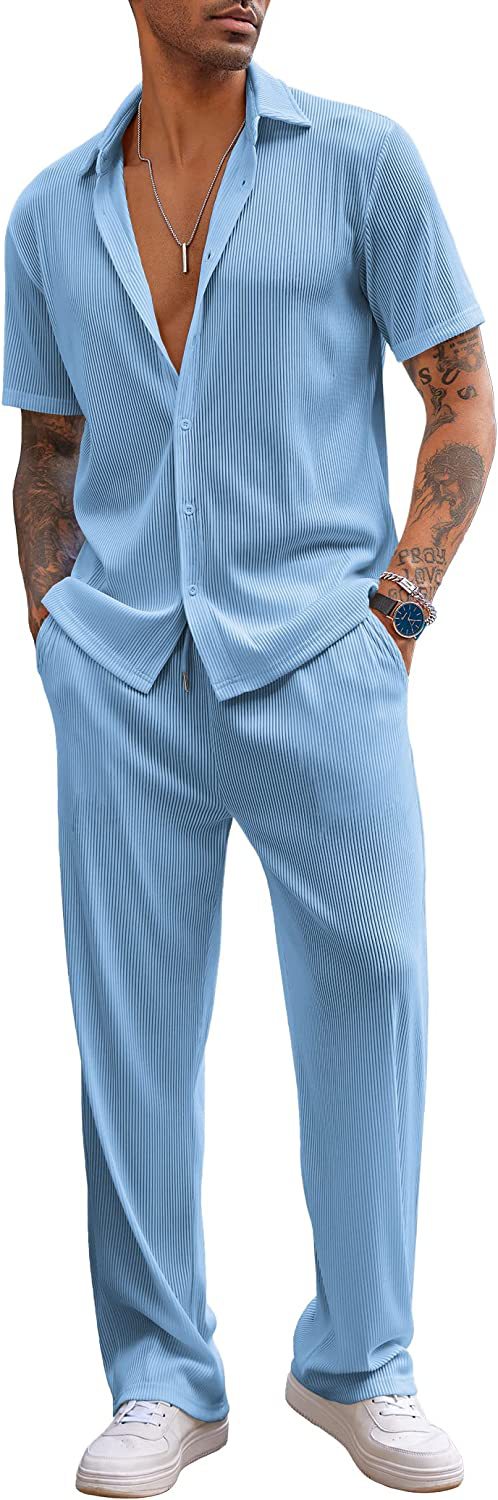 Pantalón Corto Suelto de Ocio - Traje Deportivo Casual - Image 3