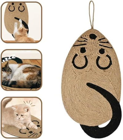 Rascador para Gatos de Sisal con Forma de Ratón - Protector de Muebles - Image 5