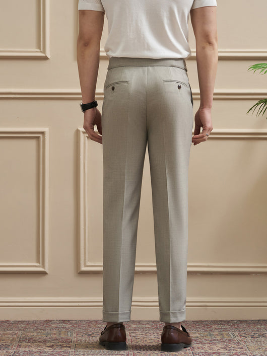 Pantalones Casuales Drapeados Slim-Fit para Hombre - Traje de Negocios - Image 10