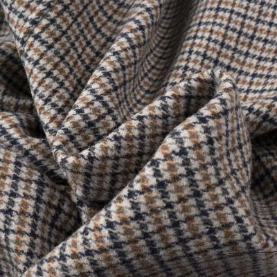Abrigo de Lana a Cuadros Combinado para Mujer - Image 19