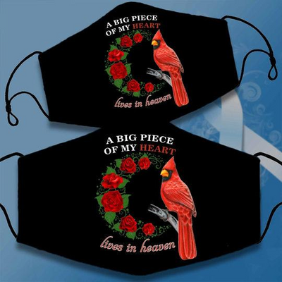 Two cotton face masks with a French Bulldog puppy peeking out, paw prints, and "French Bulldog Kisses Fix Everything" text. - Image 52