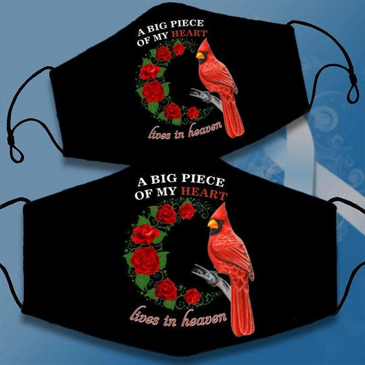 Two cotton face masks with a French Bulldog puppy peeking out, paw prints, and "French Bulldog Kisses Fix Everything" text. - Image 52
