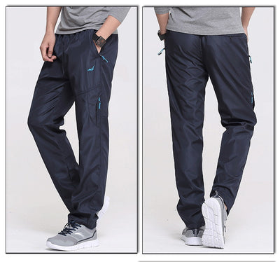 Pantalones rectos de poliéster para hombre - Estilo casual moderno - Image 9
