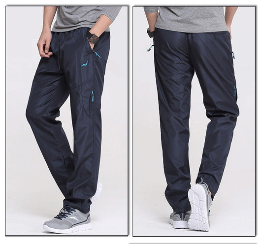 Pantalones rectos de poliéster para hombre - Estilo casual moderno - Image 9