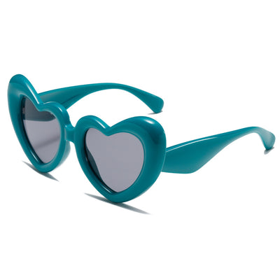 Gafas de Sol Forma de Corazón Marco Grueso Amor - Image 9