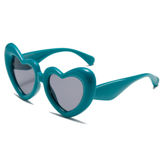Gafas de Sol Forma de Corazón Marco Grueso Amor - Image 9